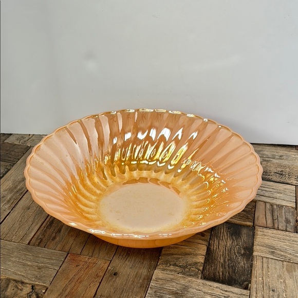 Anchor Hocking Fire King Peach Luster Vintage Bowl - Picture 3 of 6
